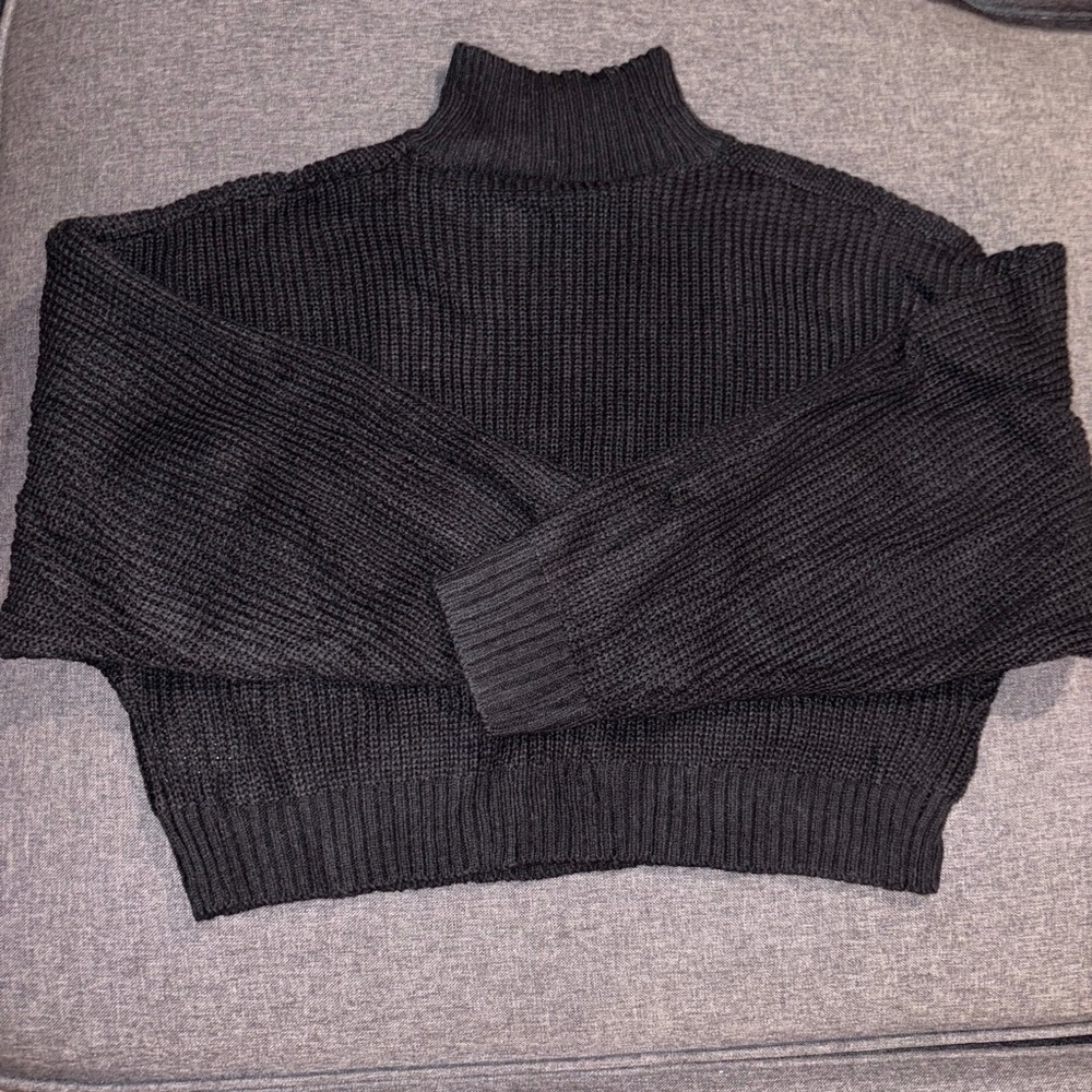 NEVER WORN. Black Turtleneck Sweater